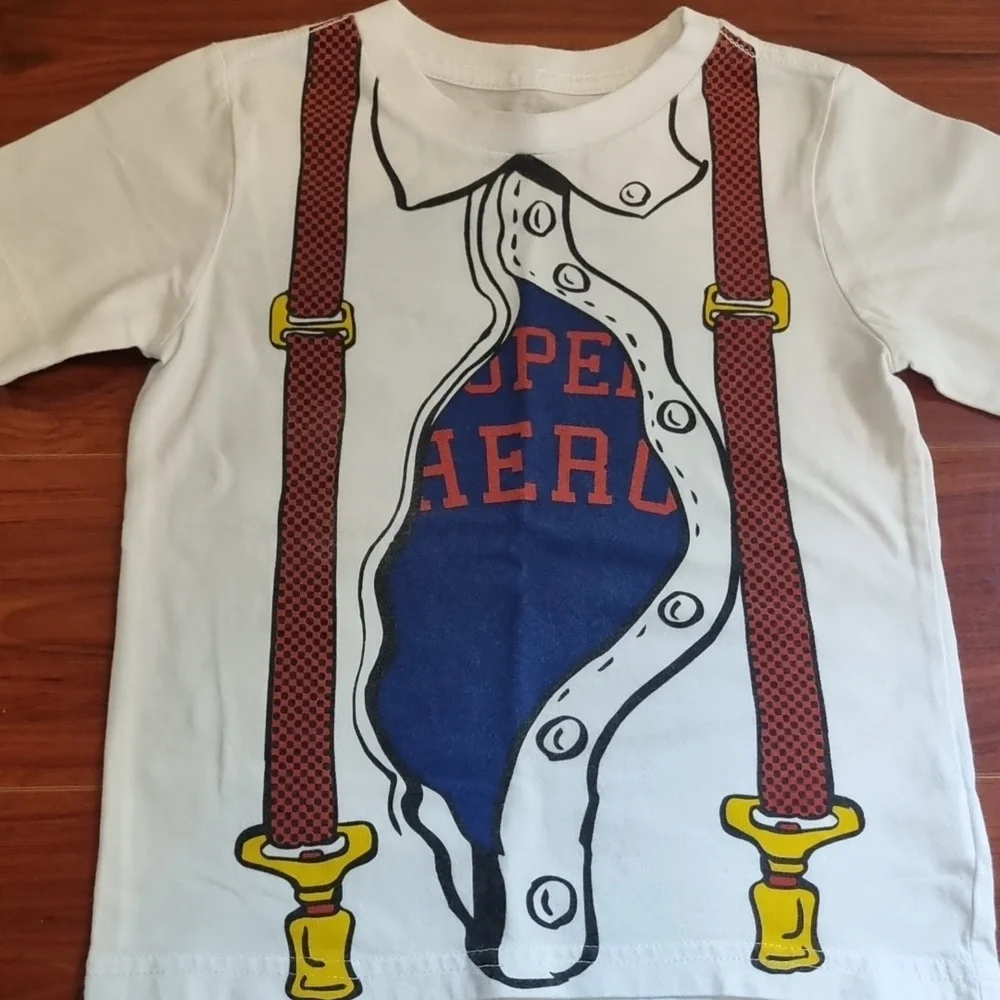 The Children's Place Graphic T-Shirt White Size 3T